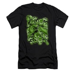 Superman Shirt Slim Fit Metallo Mayhem Black T-Shirt