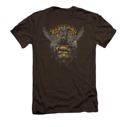 Superman Shirt Slim Fit Stand Your Ground Coffee T-Shirt