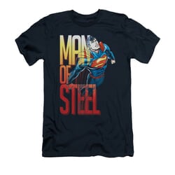 Superman Shirt Slim Fit Steel Flight Navy T-Shirt