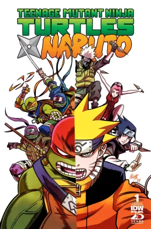 Teenage Mutant Ninja Turtles X Naruto #1 25 Copy Smith