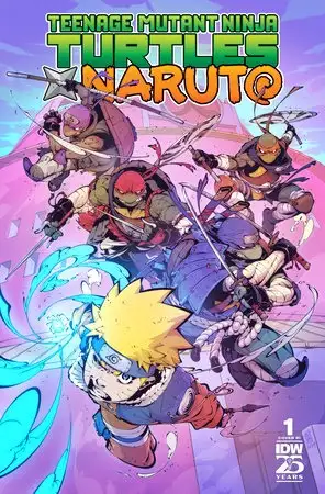 Teenage Mutant Ninja Turtles X Naruto #1 50 Copy Melnikov