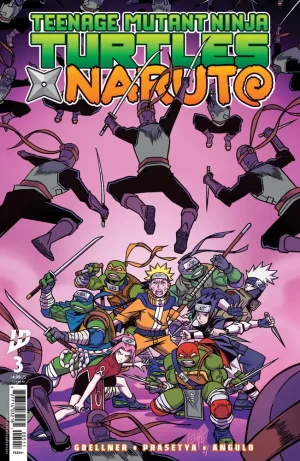 Teenage Mutant Ninja Turtles X Naruto #3 25 Copy Smith