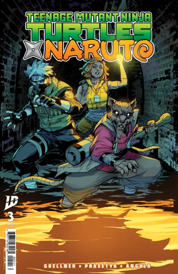 Teenage Mutant Ninja Turtles X Naruto #3 (Cover B - Prasetya)