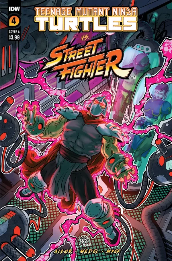 Teenage Mutant Ninja Turtles vs. Street Fighter #4 (of 5) (Cover A - Medel)