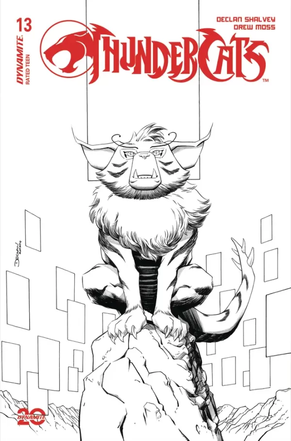 Thundercats #13 (Cover O - (Retailer 15 Copy Incentive Variant) Shalvey Line Art)