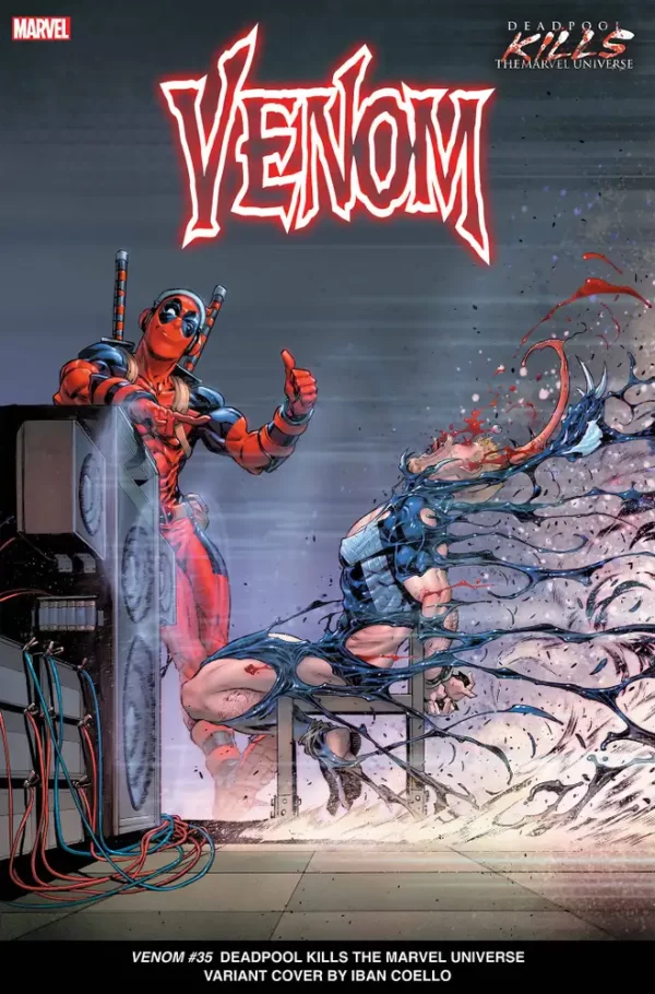 Venom #35 Iban Coello Deadpool Kills the Marvel Universe Variant