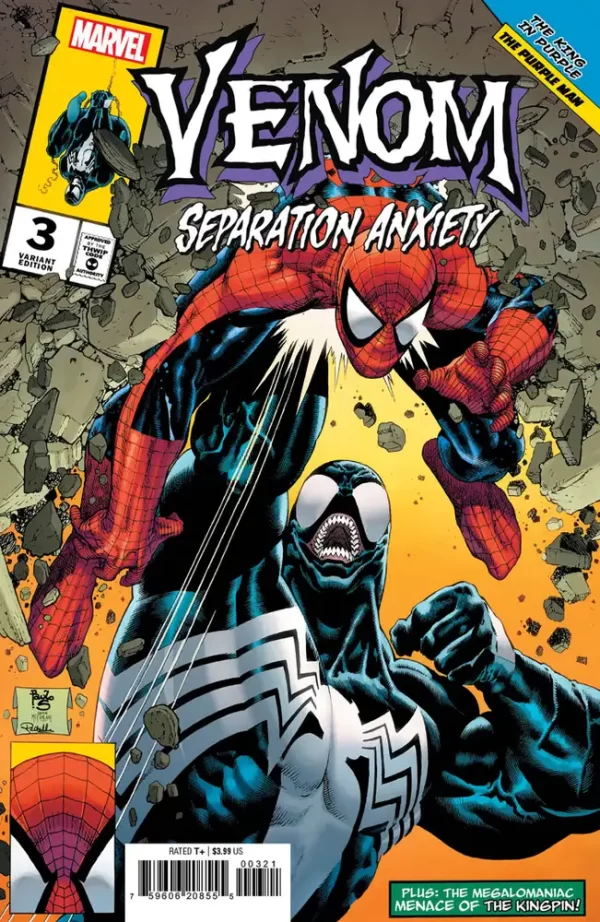 Venom Separation Anxiety #3 (Paulo Siqueira Homage Variant)