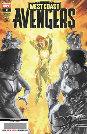 West Coast Avengers #2 (2nd Printing Ben Harvey Variant)