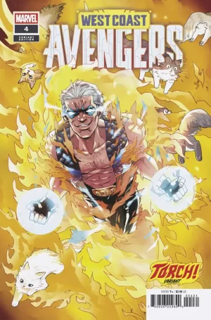 West Coast Avengers #4 (Nao Fuji Torch Variant)