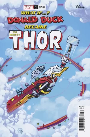 What if Donald Duck Became Thor #1 (Skottie Young Variant)