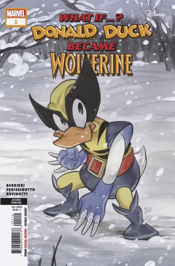 What if Donald Duck Became Wolverine #1 (2nd Printing)