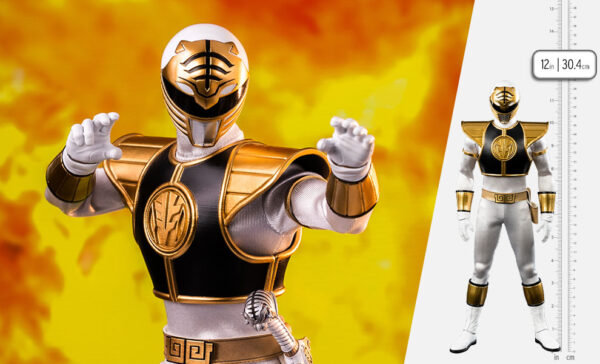 White Ranger Mighty Morphin Power Rangers Sixth Scale Figure