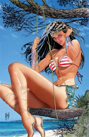 Wonder Woman #12 (Cover D - Guillem March Swimsuit Card Stock Variant)