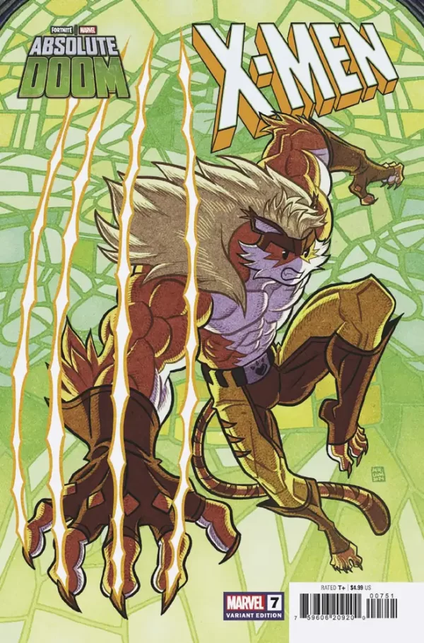 X-Men #7 (Afu Chan Marvel Fortnite Meowtooth Variant)