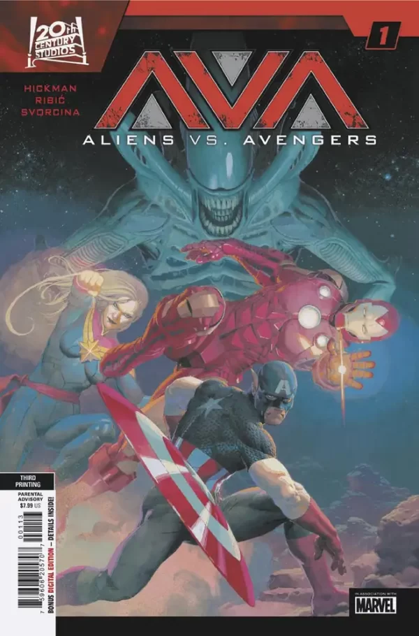 Alien vs Avengers #1 (3rd Printing)