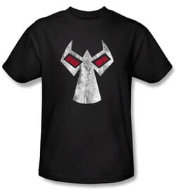 Bane DC Comics T-Shirt Batman Series Mask Adult Black Tee Shirt