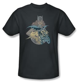 Batgirl Kids T-shirt - Batgirl Biker DC Comics Charcoal Youth