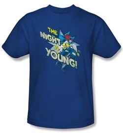 Batgirl Kids T-shirt - The Night Is Young DC Comics Royal Blue Youth