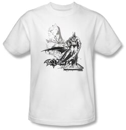 Batman Kids T-Shirt - Overseer Youth White Tee