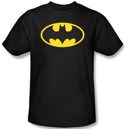 Batman T-Shirt - Batman Logo Adult Black Tee