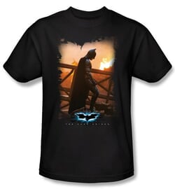 Batman T-Shirt - From The Ashes Adult Black Tee