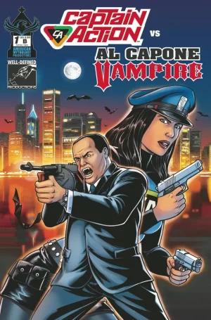 Captain Action vs Al Capone Vampire #1 (Cover B - Brothers Fraim)