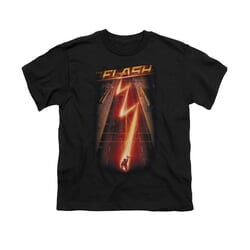 Flash Shirt Kids Lightning Bolt Black T-Shirt