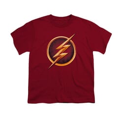 Flash Shirt Kids Lightning Bolt Cardinal T-Shirt