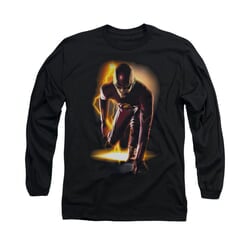 Flash Shirt Ready Long Sleeve Black Tee T-Shirt