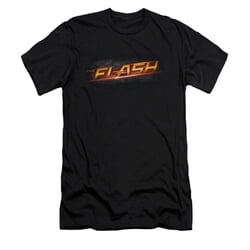 Flash Shirt Slim Fit Logo Black T-Shirt