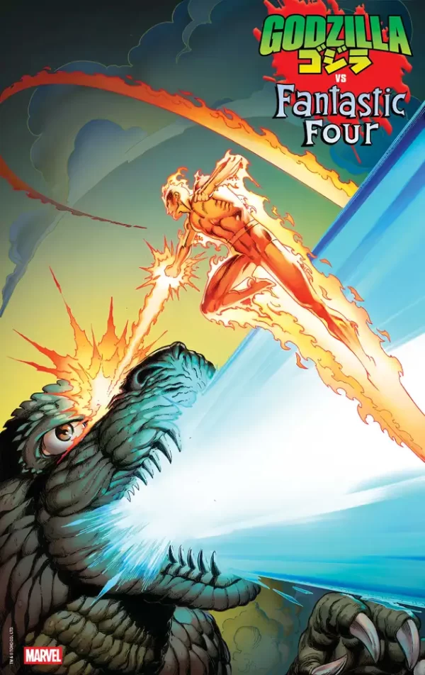 Godzilla vs Fantastic Four #1 (Mark Bagley Foil Variant)