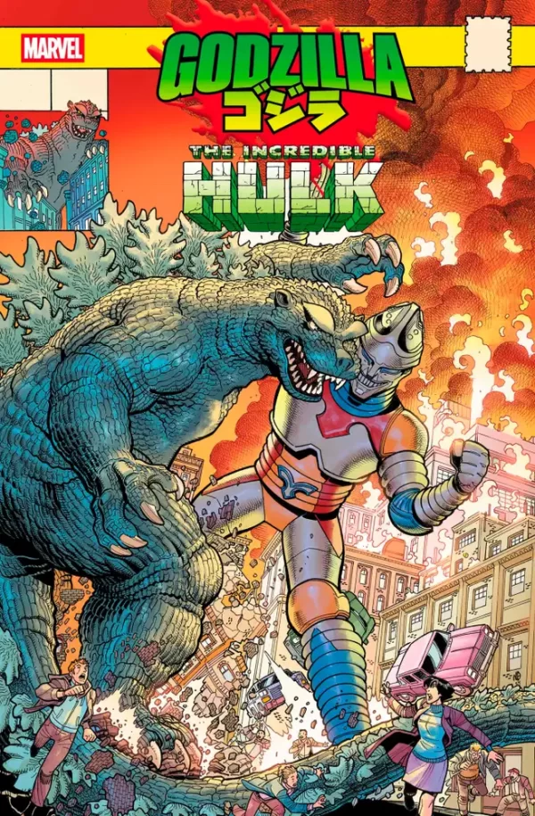 Godzilla vs Hulk #1 (Nick Bradshaw Monster Homage Variant)