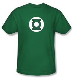 Green Lantern Kids T-shirt Green Lantern Logo Youth Tee Kelly Green