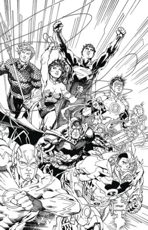 Justice League An Adult Coloring Book TPB