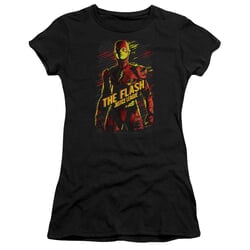 Justice League Movie Juniors Shirt The Flash Black T-Shirt