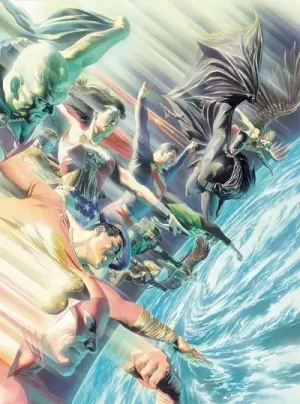 Justice League Worlds Greatest Heroes by Ross & Dini TPB