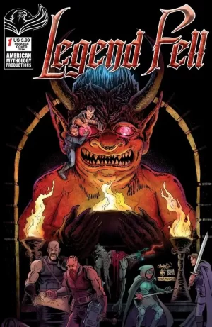 Legend Fell #1 Dungeons & Dragons Homage Cover