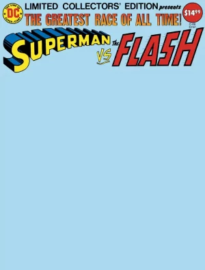 Limited Collectors Edition #48 (Superman vs the Flash Facsimile Edition (Cover C - Blank Variant))