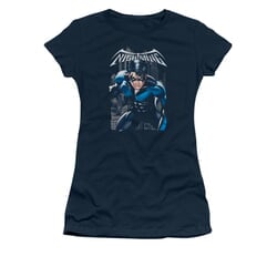 Nightwing DC Comics Shirt A Legacy Juniors Navy Blue Tee T-Shirt