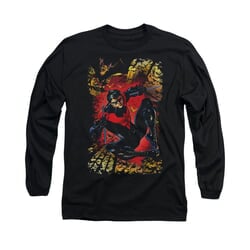 Nightwing DC Comics Shirt Nightwing #1 Long Sleeve Black Tee T-Shirt