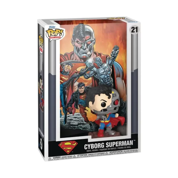 POP Comic Cover DC Cyborg Superman Vin Figure