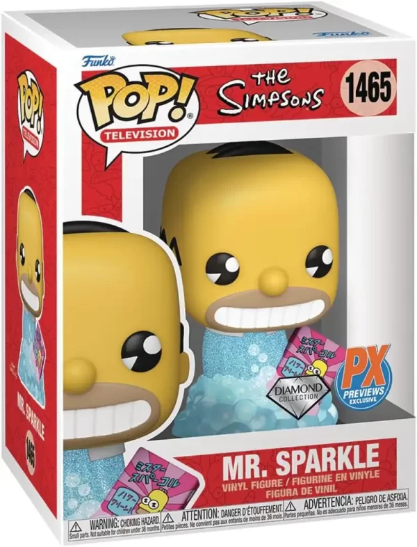 POP TV Simpsons Mr Sparkle Diamond Glitter PX Vinyl Figure