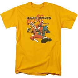 Power Rangers Ninja Steel Shirt Attack Gold T-Shirt