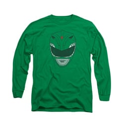 Power Rangers Shirt Green Ranger Long Sleeve Kelly Green Tee T-Shirt