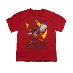 Power Rangers Shirt Kids Go Red Red T-Shirt