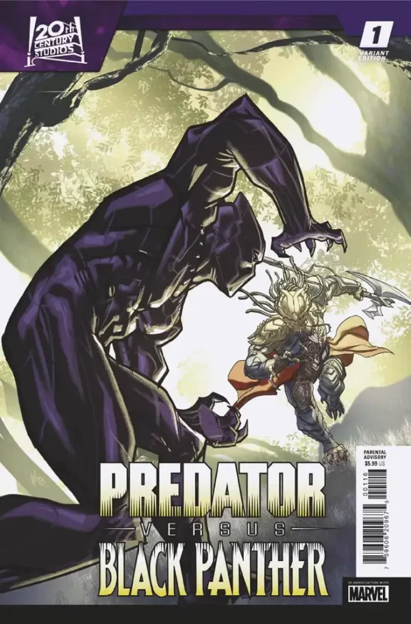 Predator vs Black Panther #1 (of 4) ((Retailer 25 Copy Incentive Variant) Woods Variant)