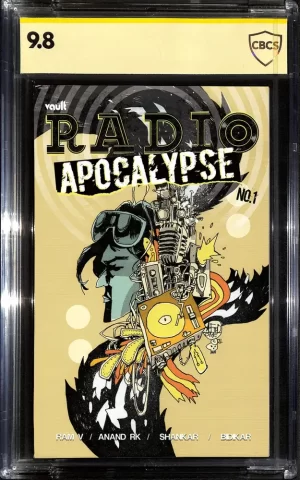 Radio Apocalypse #1 (Jim Mahfood TFAW Exclusive Variant) Signed CBCS Graded Yellow Label