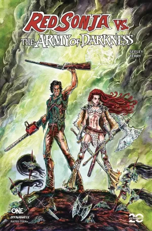 Red Sonja vs Army of Darkness #1 (Cover D - Jelenic)