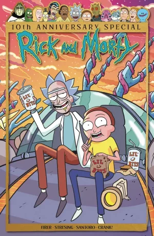 Rick and Morty 10th Anni Special #1 (Cover A - Wraparound Ellerby)