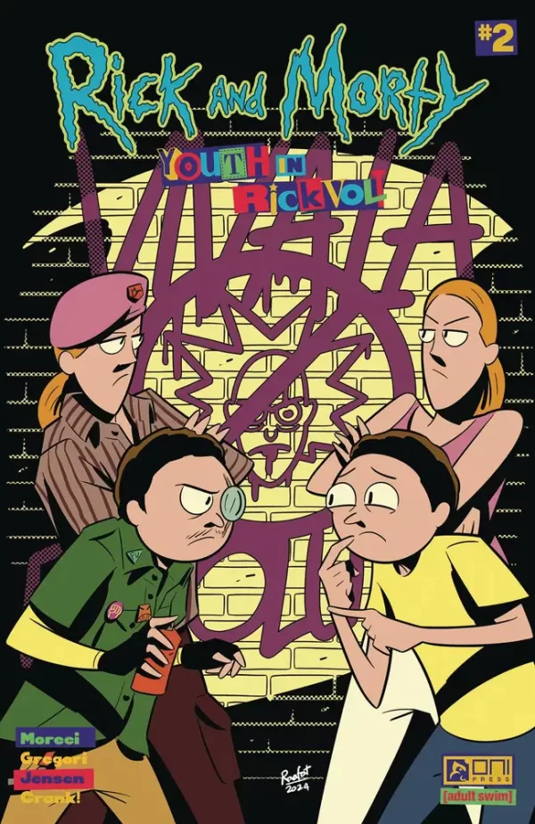 Rick and Morty Youth in Rickvolt #2 (Cover B - Raafat)